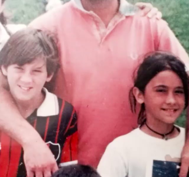 Messi y Antonella eran unos niños cuando se conocieron.