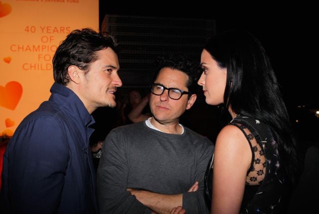 Katy Perry y Orlando Bloom en un evento benéfico en abril de 2013 (Getty).