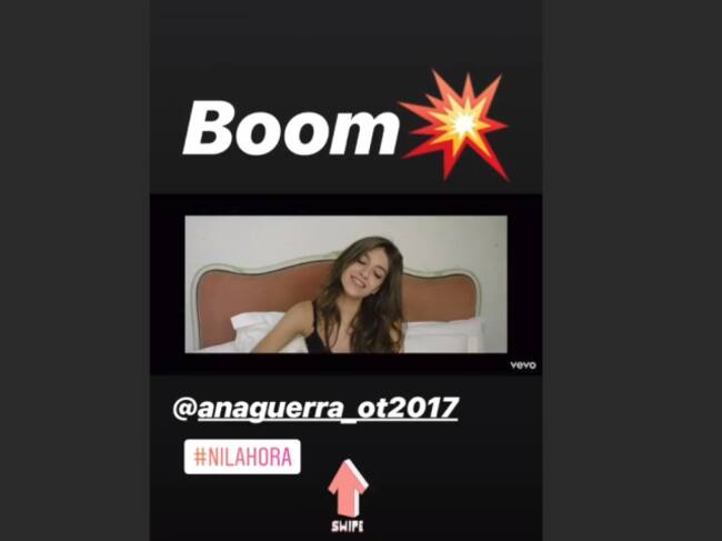 Jadel ha subido una historia apoyando a Ana Guerra.