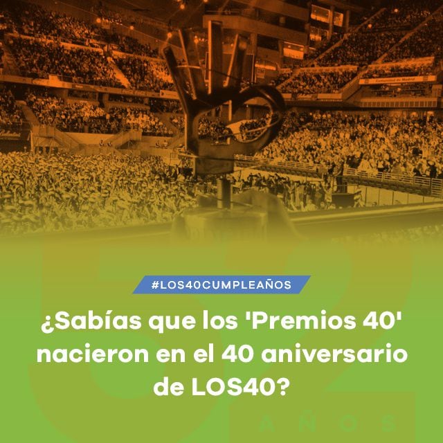 Historia de LOS40 Music Awards