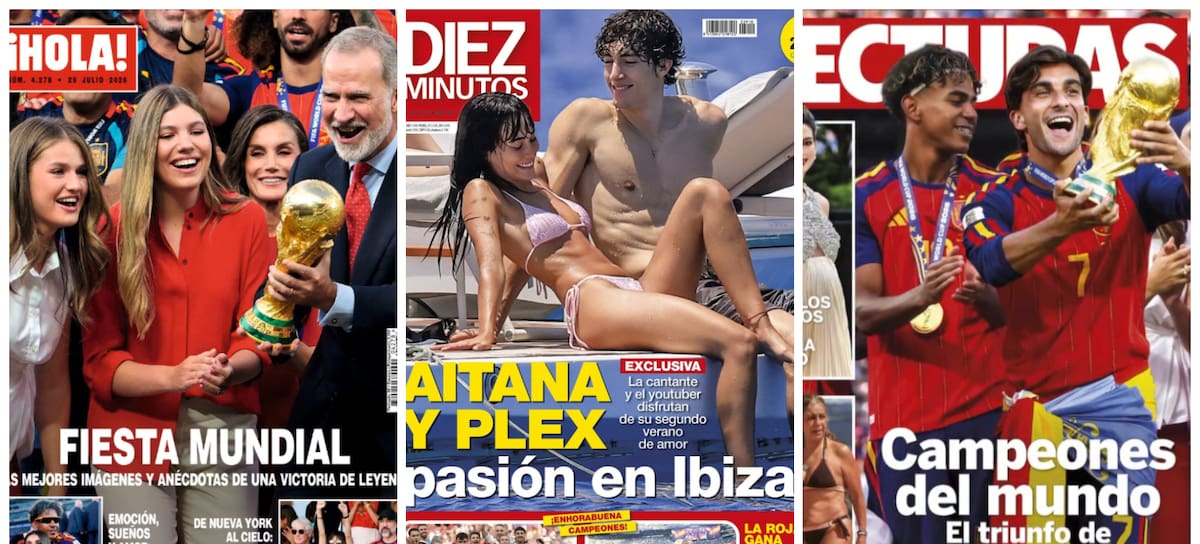 Las portadas de las revistas del corazón de hoy, 22 de julio de 2026 (Instagram)