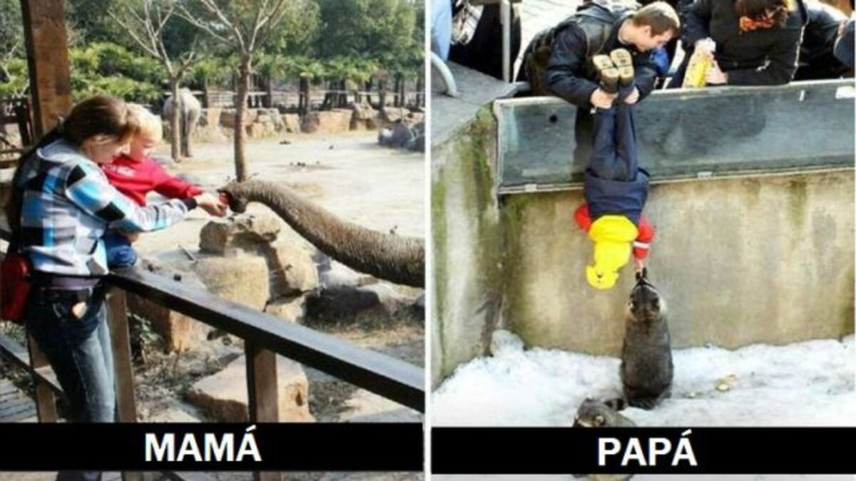 A quién prefiero: ¿mamá o papá?