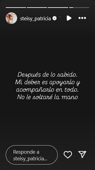 Mensaje de Patricia Steisy tras el fallecimiento de la madre de Pablo Pisa.