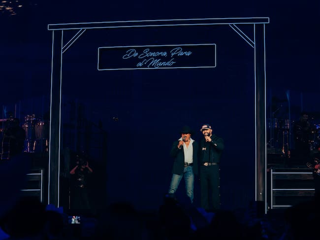 Carín León y Bronco en su concierto en la Sphere de Las Vegas. / Cedidas por Artist Publicist