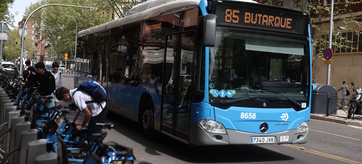 Autobús de la EMT en Madrid