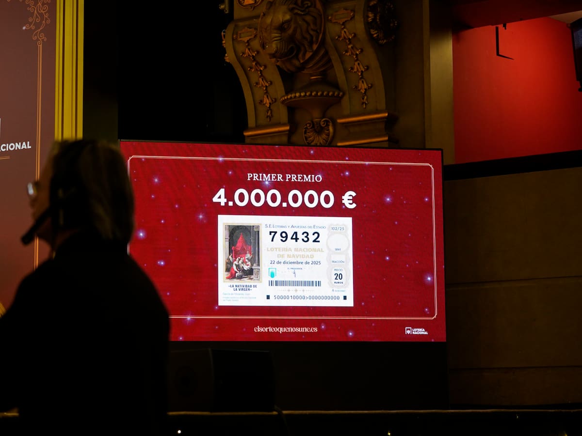 '79.432', ‘El Gordo’: primer premio del sorteo de la Lotería de Navidad 2025