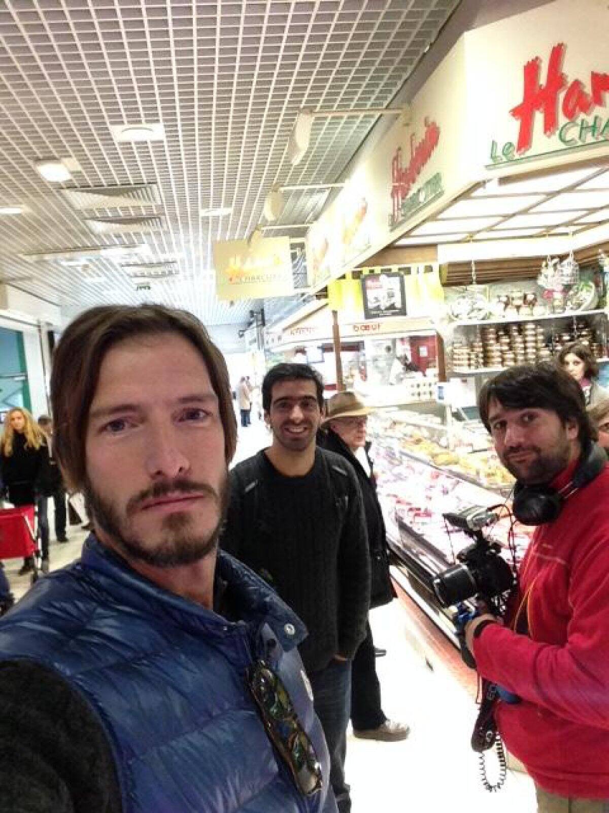 Acá con el equipo.