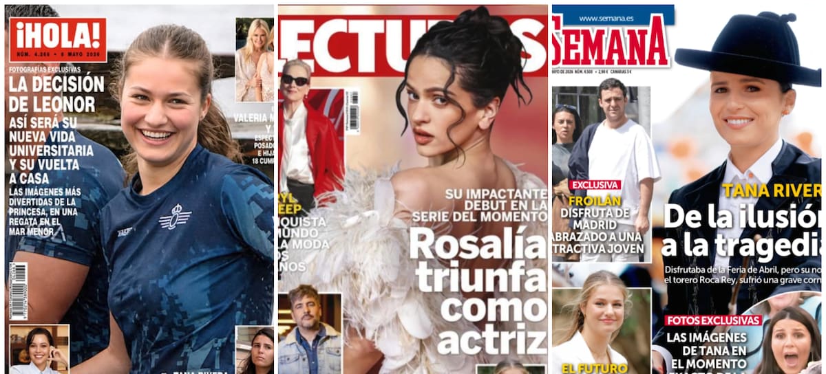 Las portadas de las revistas del corazón de hoy, 29 de abril de 2026 (Instagram)