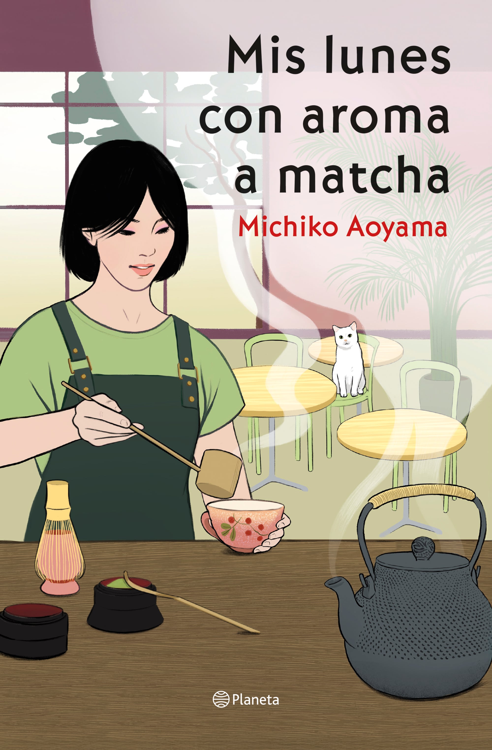 Portada de 'Mis lunes con aroma a matcha' de Michiko Aoyama.