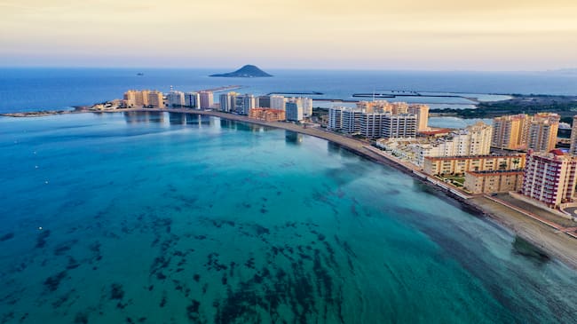 Foto panorámica de la Manga del Mar Menor