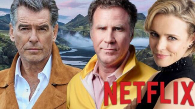 Pierce Brosnan, Will Ferrell y Rachel McAdams
