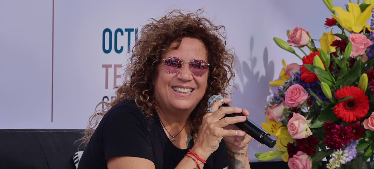 Rosana, durante una rueda de prensa en el Auditorio Nacional de México.