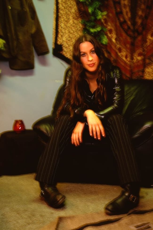 Alanis Morissette, en 1995.