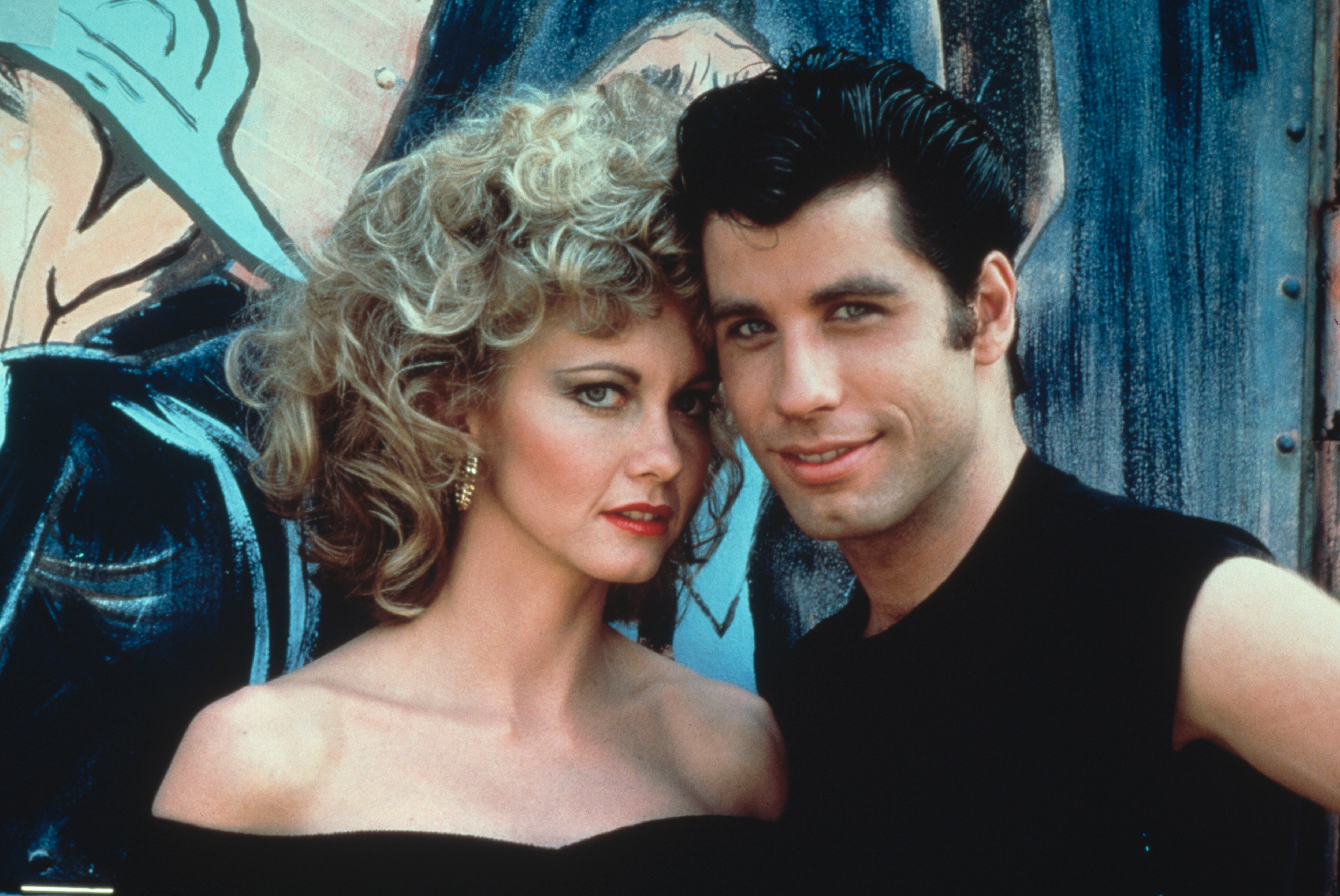 Olivia Newton-John y John Travolta en la película 'Grease', 1978. (Photo by Paramount Pictures/Fotos International/Getty Images)