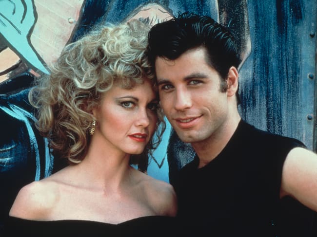 Olivia Newton-John y John Travolta en la película 'Grease', 1978. (Photo by Paramount Pictures/Fotos International/Getty Images)