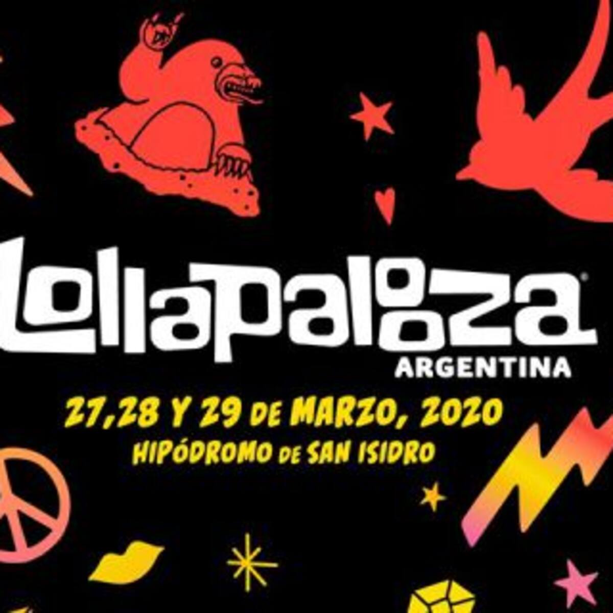 ¡Ya salió el Line Up de Lollapalooza 2020!