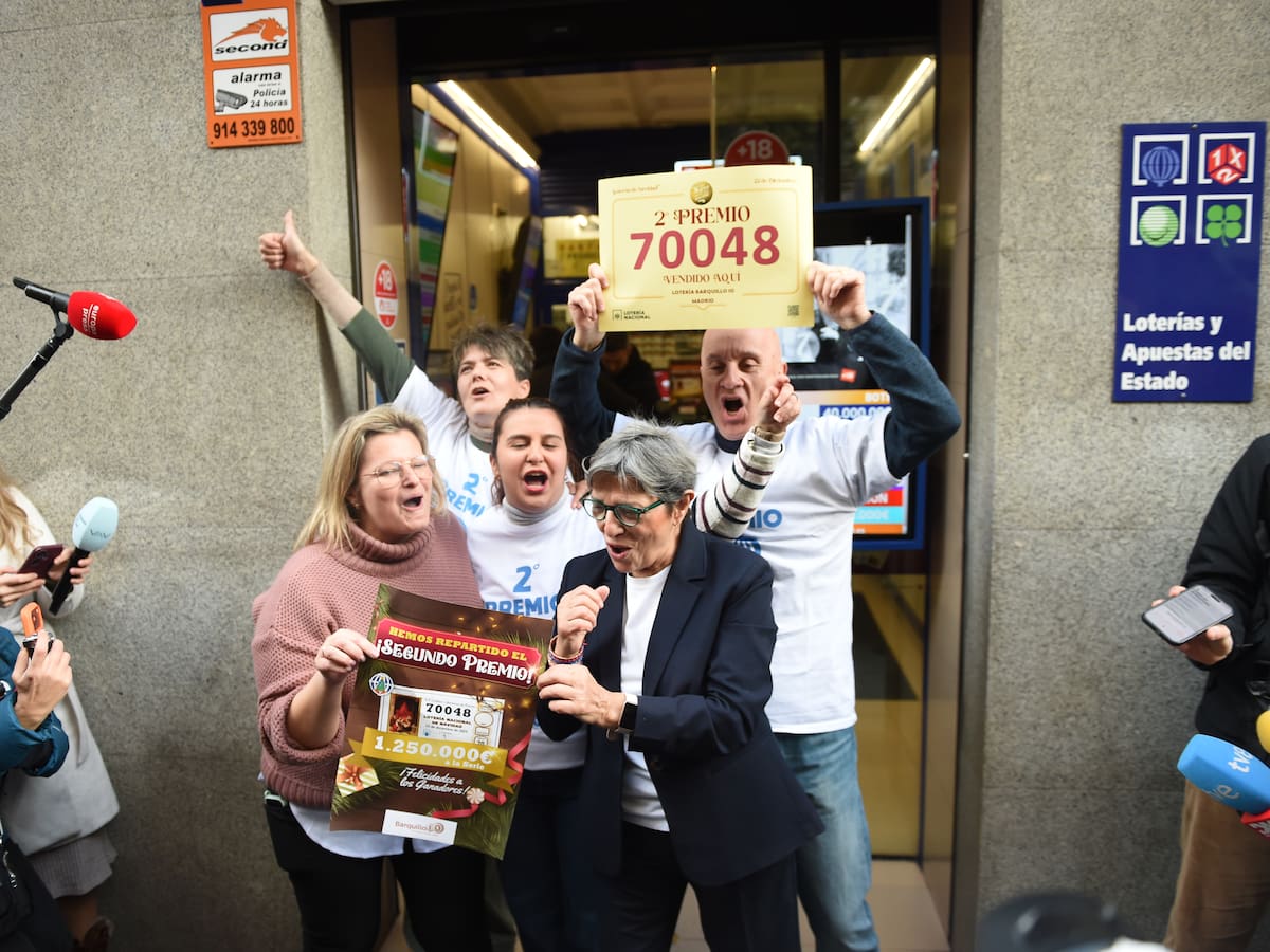 El 70.048, el segundo premio de la Lotería de Navidad 2025, se lo han llevado los trabajadores de esta marca de lujo