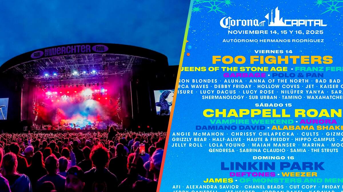 Corona Capital 2025: Foo Fighters, Linkin Park y más encabezan el cartel oficial de este año | Actualidad | LOS40 México