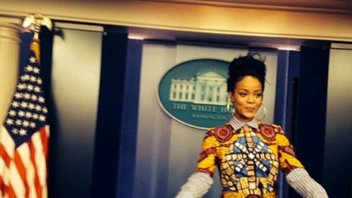 ¿Rihanna en la Casa Blanca?