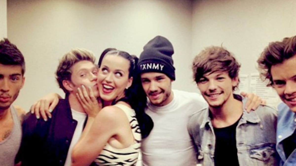 One Direction conoció a Katy Perry