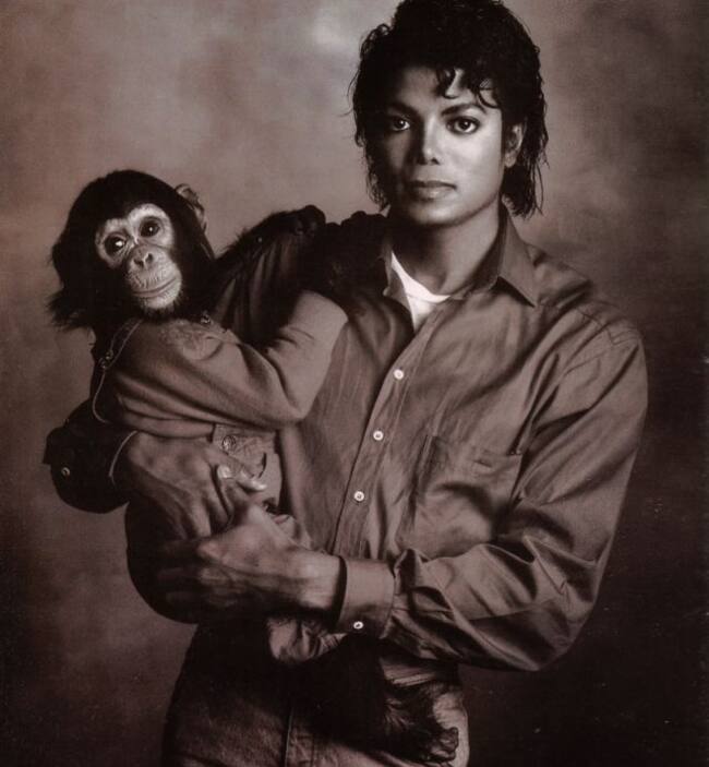 Michael Jackson & Bubbles