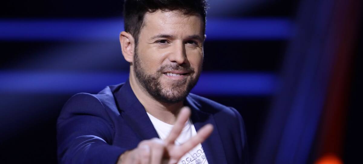 Pablo López, en una sesión de fotos promocional de La Voz.