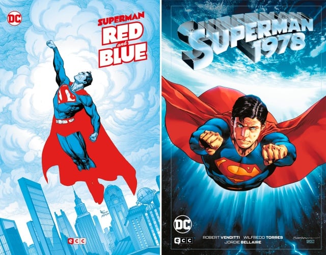 Superman Red and Blue y Superman 78.