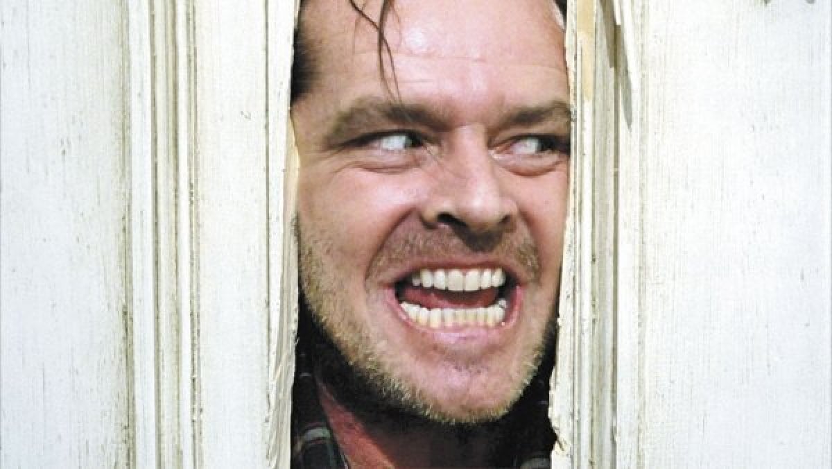 El ataque del enloquecido Jack Nicholson en ‘El Resplandor’.