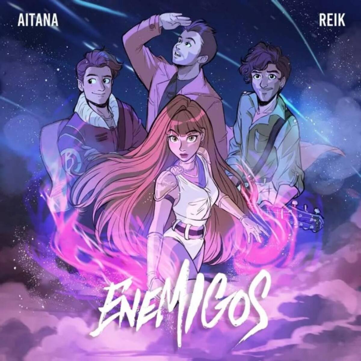 Aitana y Reik en “Enemigos”