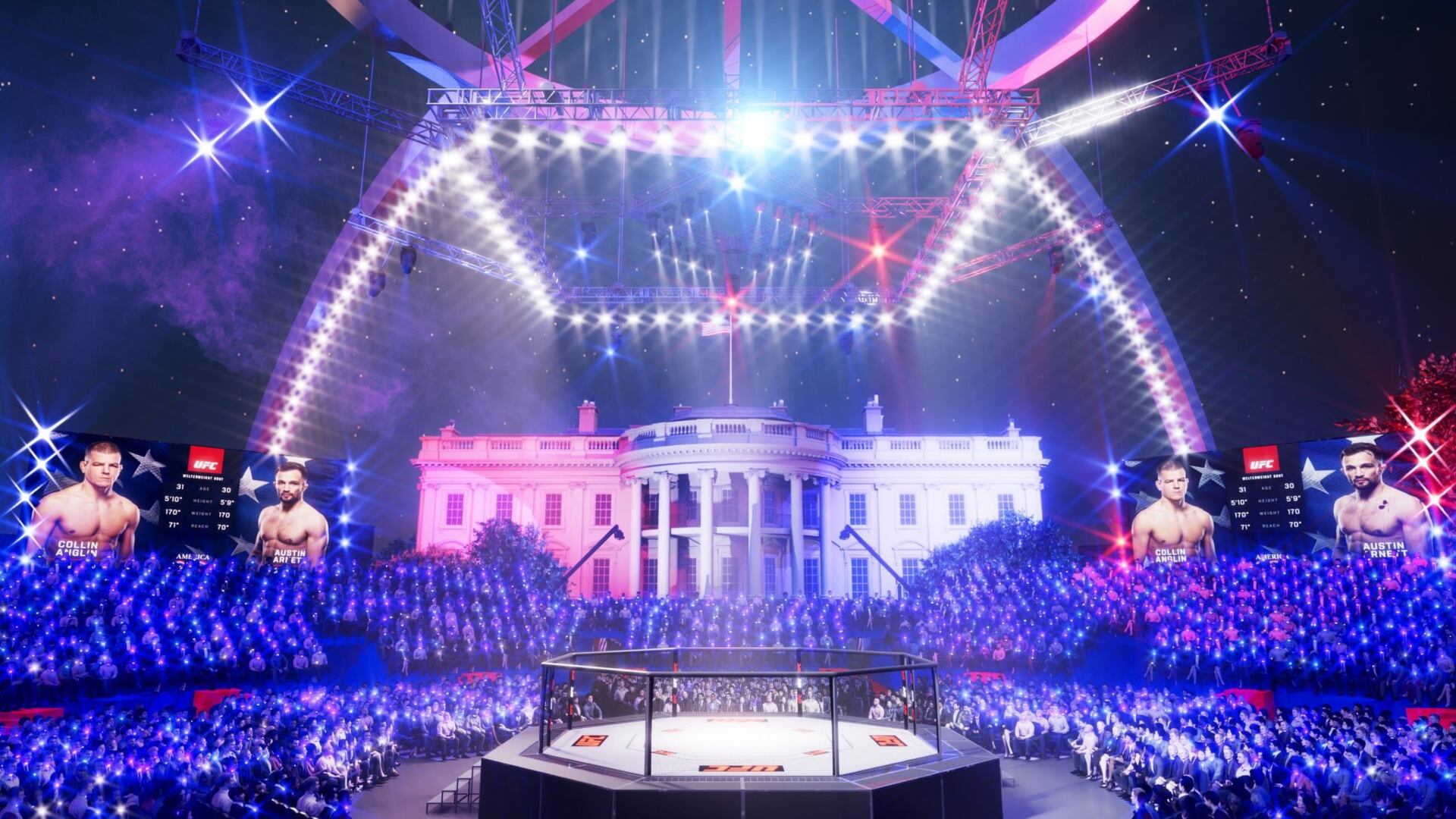 UFC White House Event Render