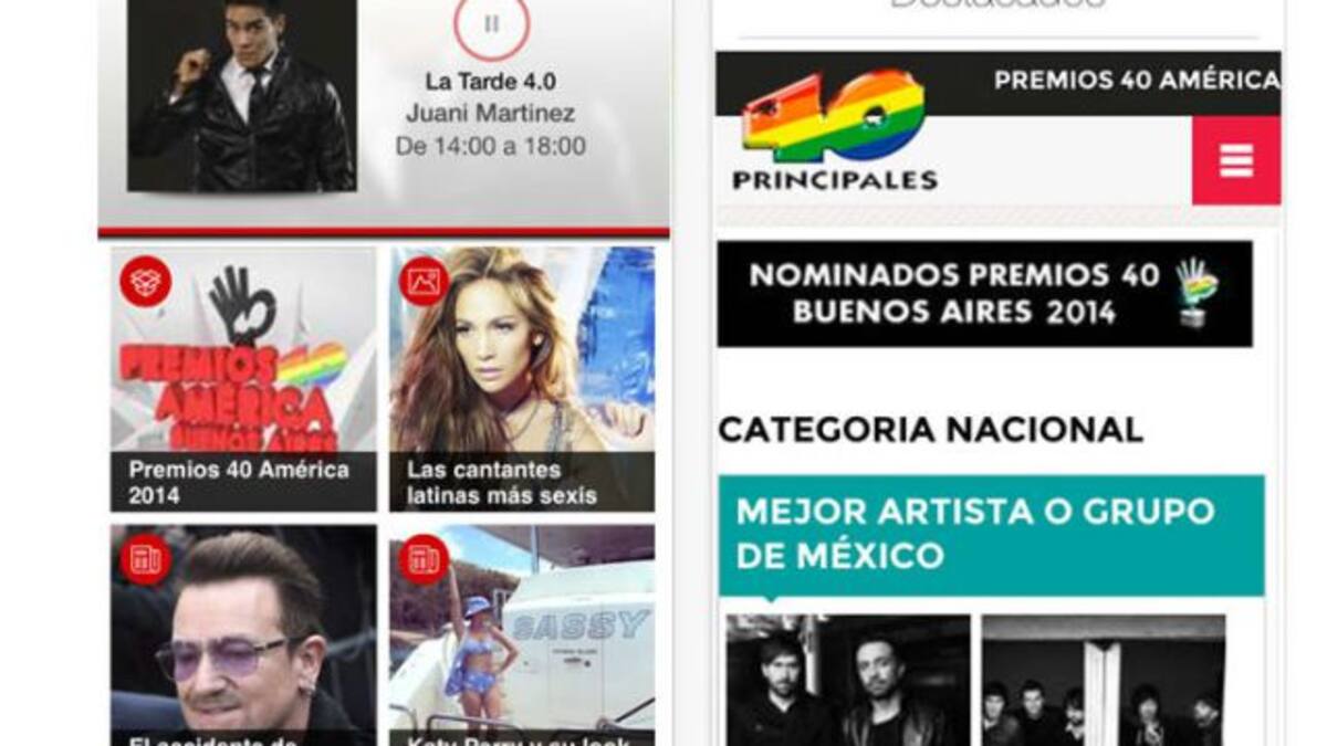 Descargá la nueva versión de la App de 40 para Android