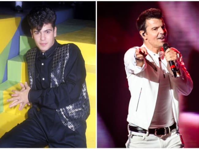 Jordan Knight en 1989 y en 2019.