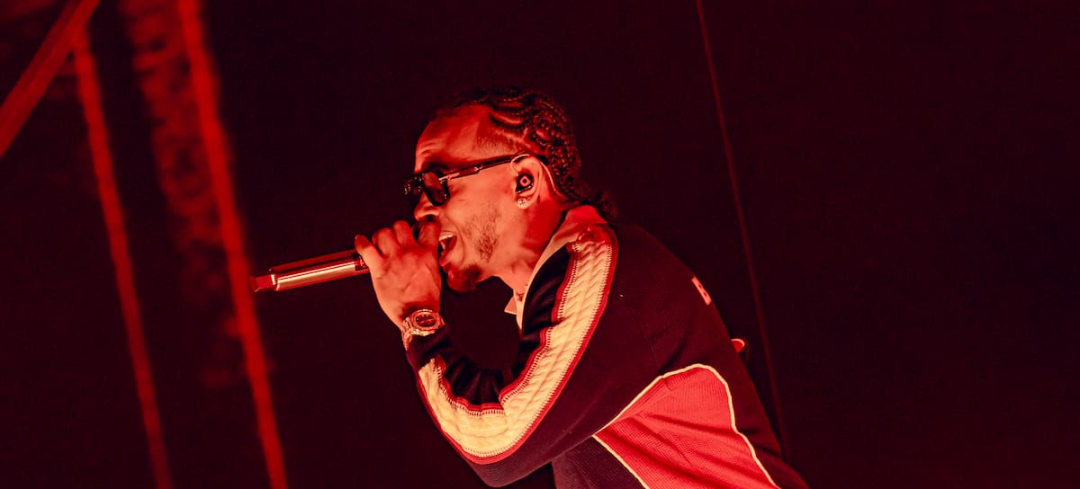 Ozuna inaugurando el Festival Starlite Occident.