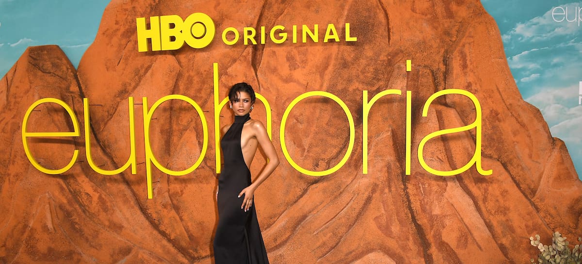 Zendaya en la premiere de la temporada 3 de Euphoria en Los Ángeles
