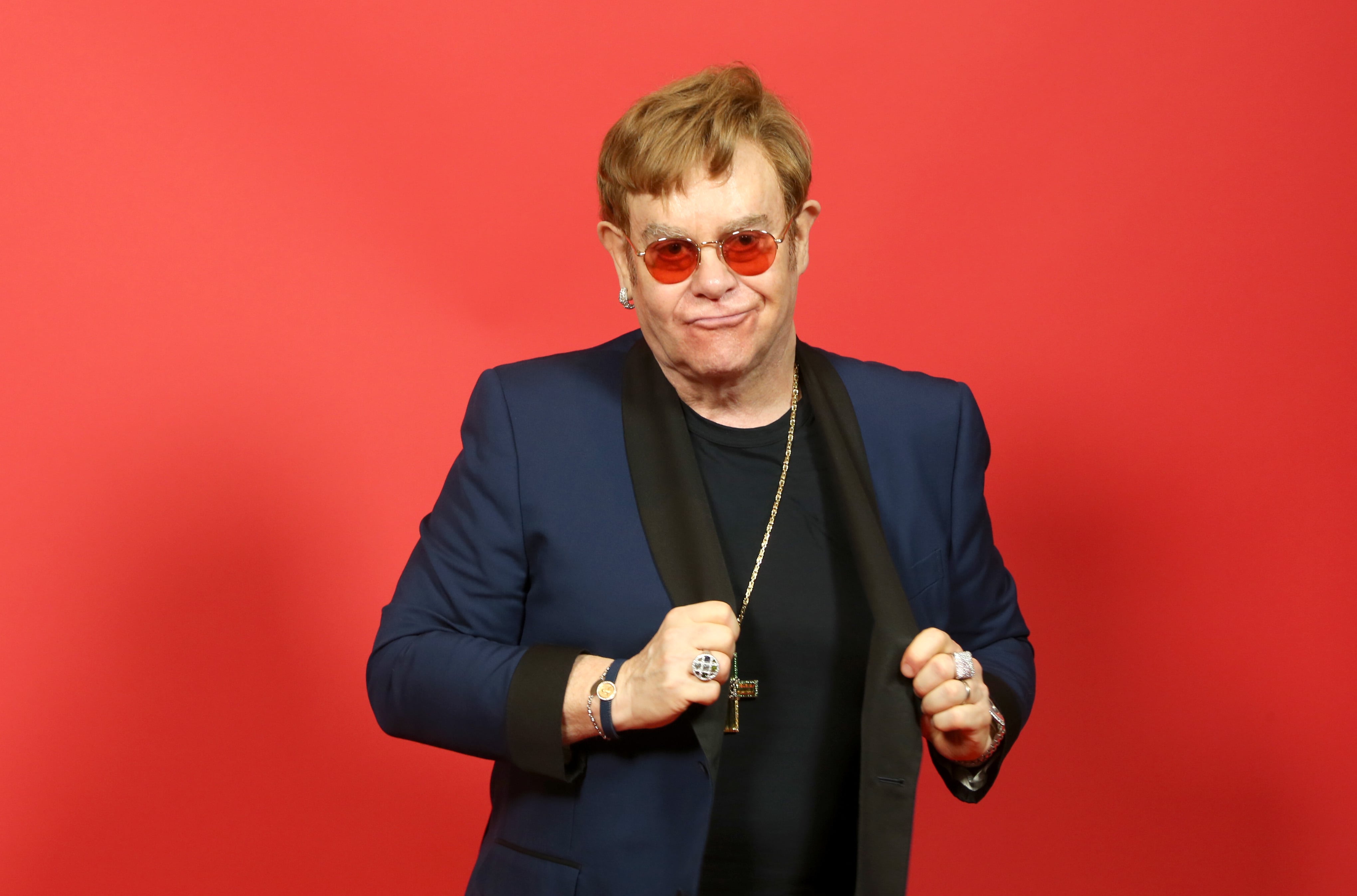 Elton John en los iHeartRadio Music Awards 2021en Los Angeles, California