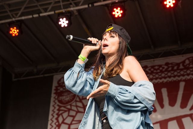 La rapera Mala Rodríguez durante un directo en Pachanga Latino Music Festival en Texas en el año 2015. /Foto: Rick Kern/WireImage.