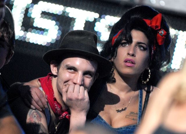 Blake Fielder-Civil y Amy Winehouse, en la gala de los MTV Europe Music Awards en 2007.