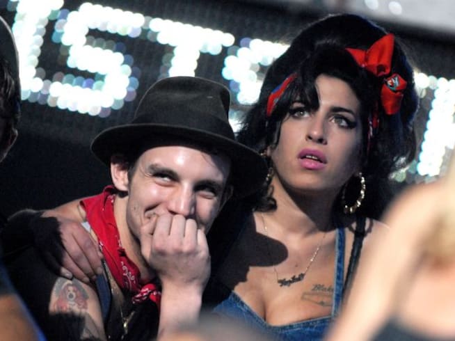 Blake Fielder-Civil y Amy Winehouse, en la gala de los MTV Europe Music Awards en 2007.