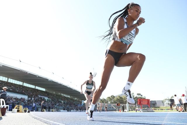 Morgan Mitchell, atleta de los 800m, es vegana.