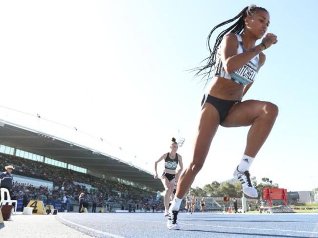 Morgan Mitchell, atleta de los 800m, es vegana.