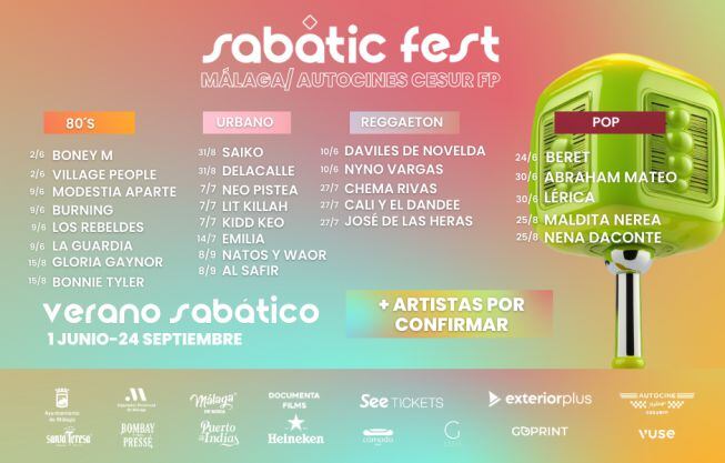 Cartel del Sabatic Fest de Málaga