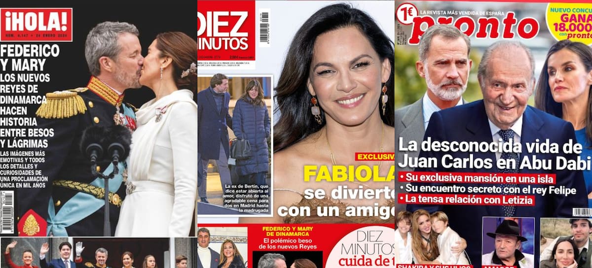 Las portadas de las revistas del corazón de hoy, 17 de enero (Instagram)