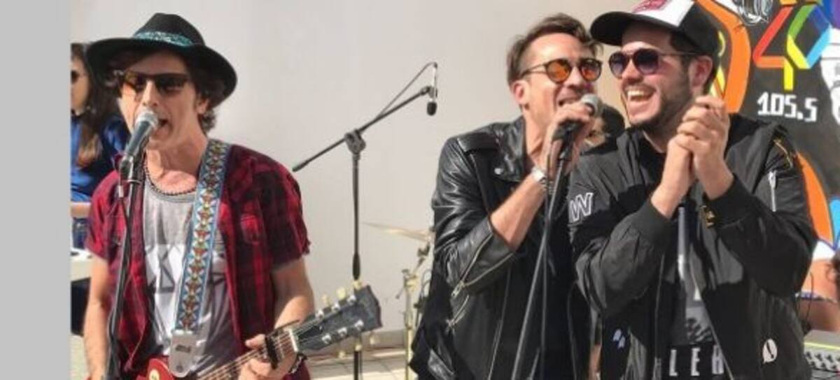 Coti y Chano en la terraza de #Los40!