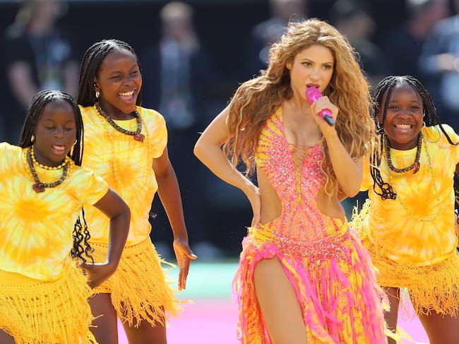 Shakira, en la actuación de la final del Mundial 2026