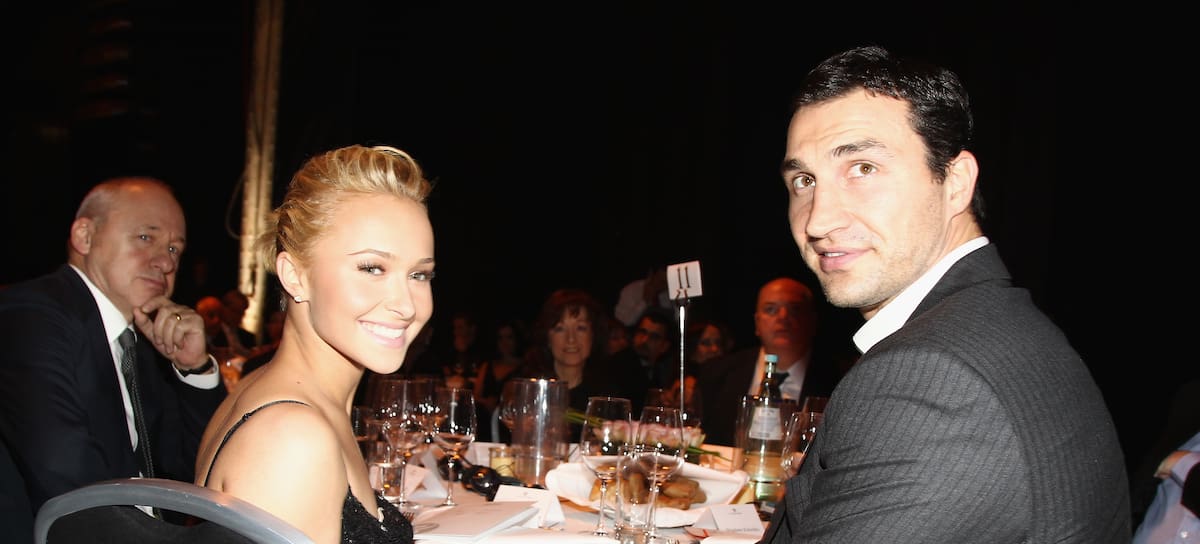 Hayden Panettiere y Vladimir Klitschko, en los Steiger Award 2011.