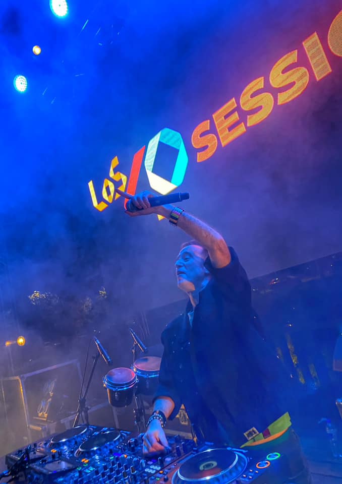 El DJ en plena sesión en Yebes 2024