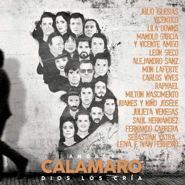 Portada del disco &#039;Dios los cría&#039; de Andrés Calamaro. 