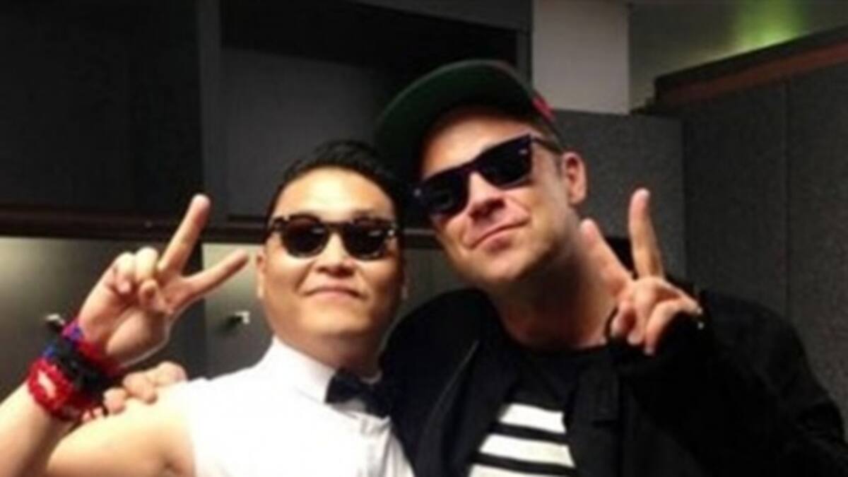PSY le adjudica su triunfo del "Gangnam Style" a Robbie Williams