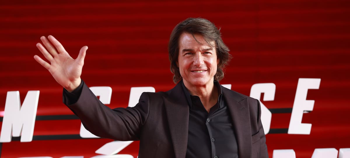 Tom Cruise en la premiere de 'Misión imposible: Sentencia final' en México