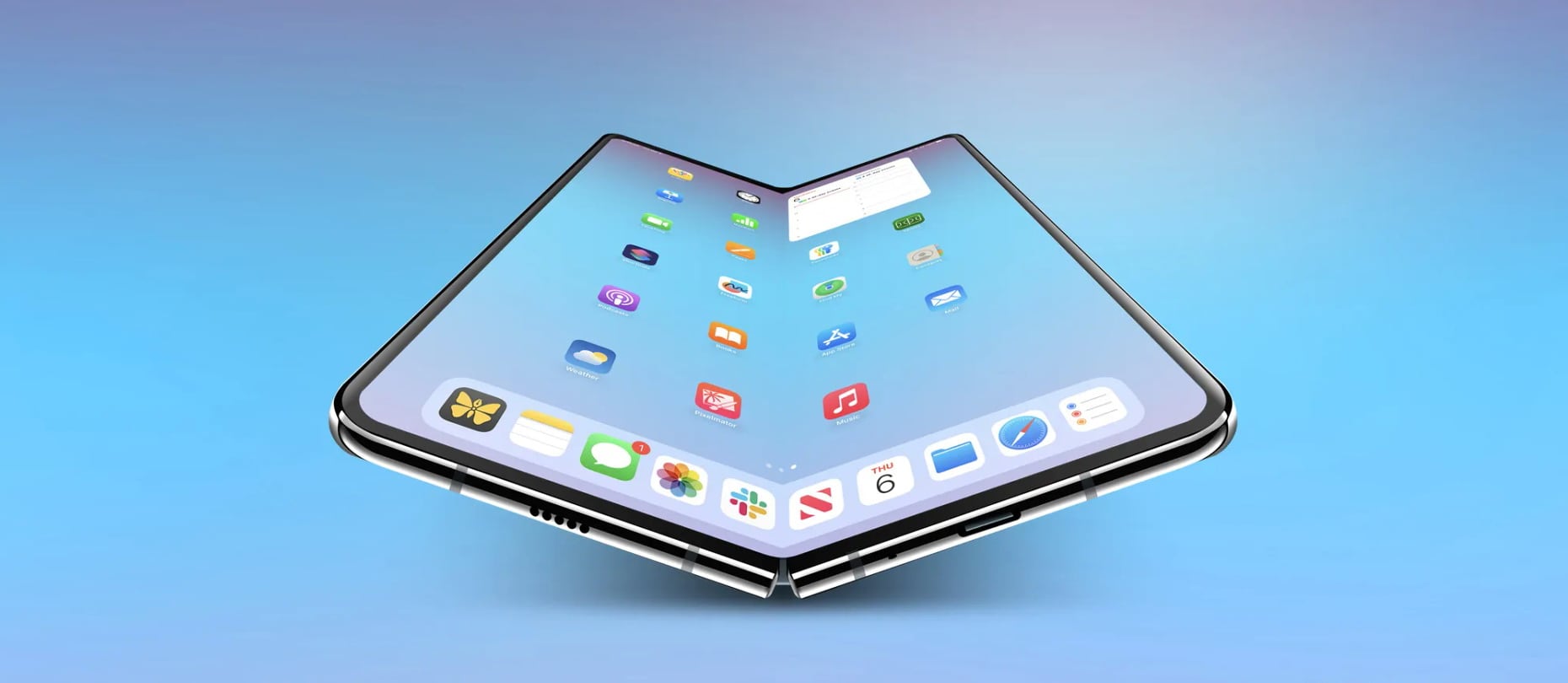 El teléfono plegable de Apple.